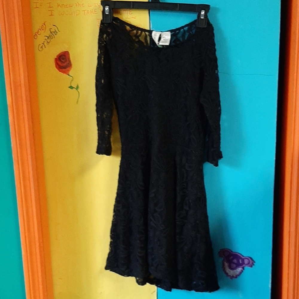 Cute black lace dress